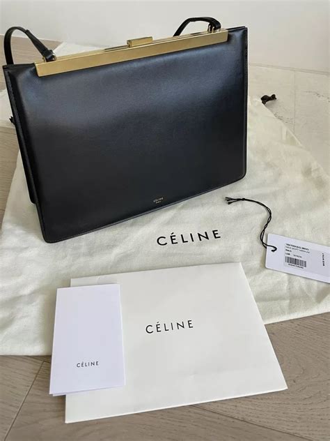 celine flap clasp bag|old celine clasp bag.